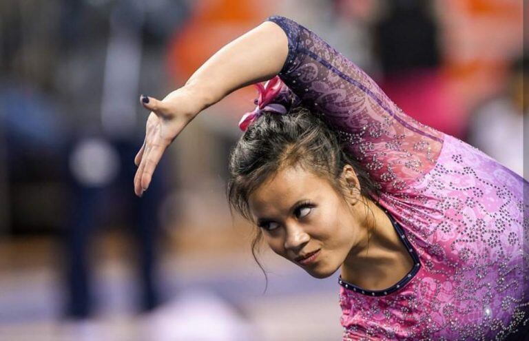 Samantha Cerio, la gimnasta que se fracturó ambas piernas (Foto: Instagram/sam_cerio)