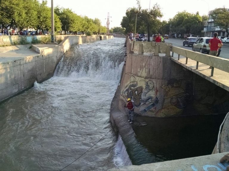 Canal Cacique Guaymallén. Imagen ilustrativa.