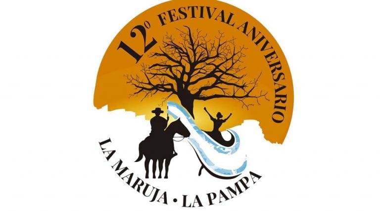 El logotipo ganador para la fiesta de este año, realizado por Mía Rojas Gauna (Municipalidad de La Maruja)