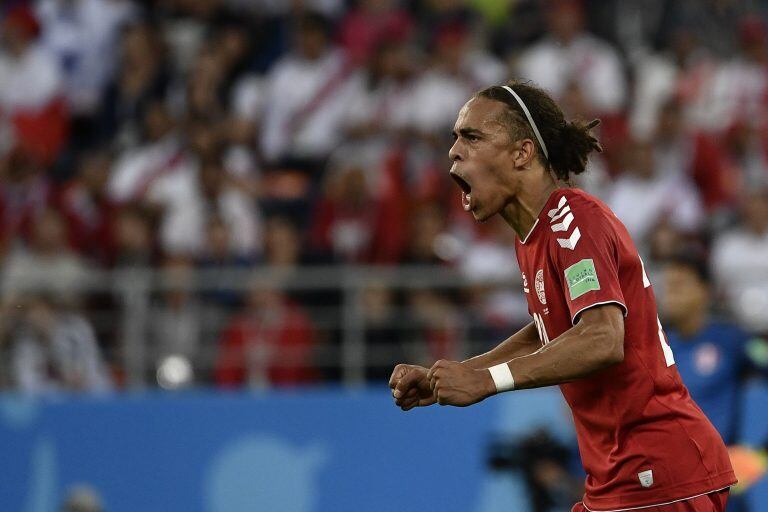 Yussuf Poulsen la carta del gol de  Dinamarca