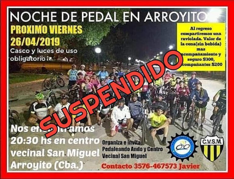 Pedaleando ando Arroyito