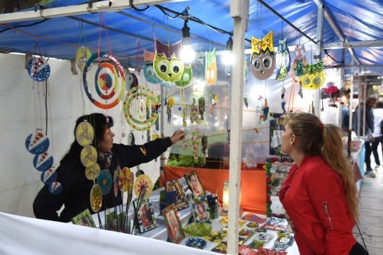 Feria de emprendedores en la Plaza Montenegro