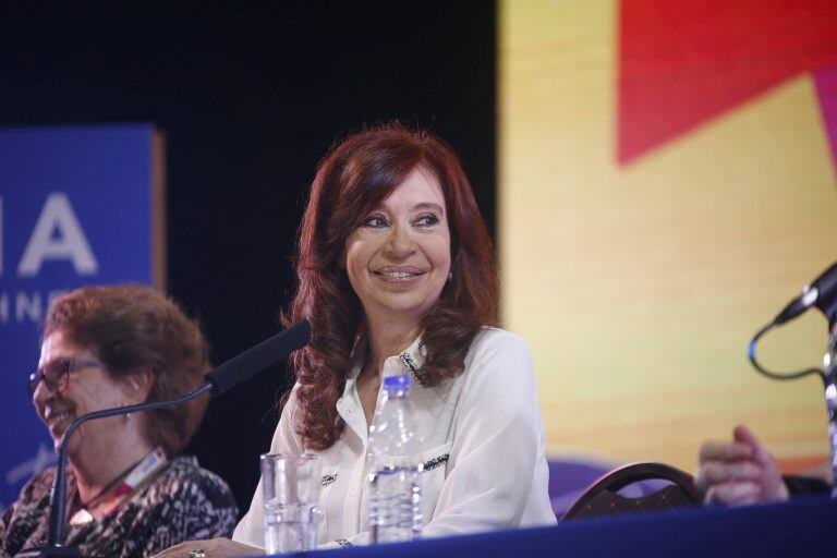 Cristina Kirchner en la Feria del Libro. (Prensa Unidad Ciudadana)