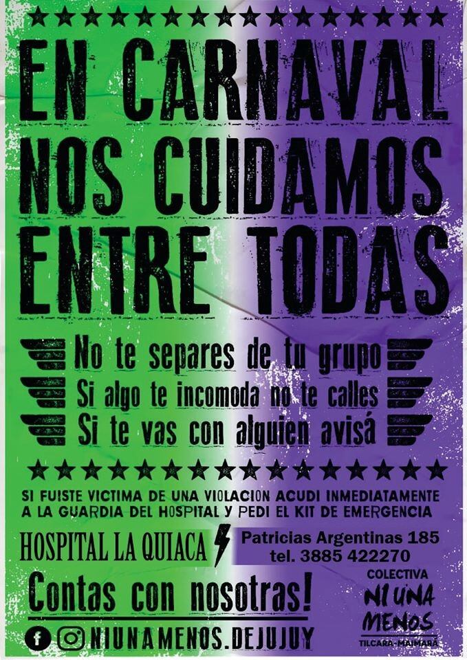 Valiosos consejos estarán a la vista de las mujeres que participen de los festejos en la Quebrada y la Puna.