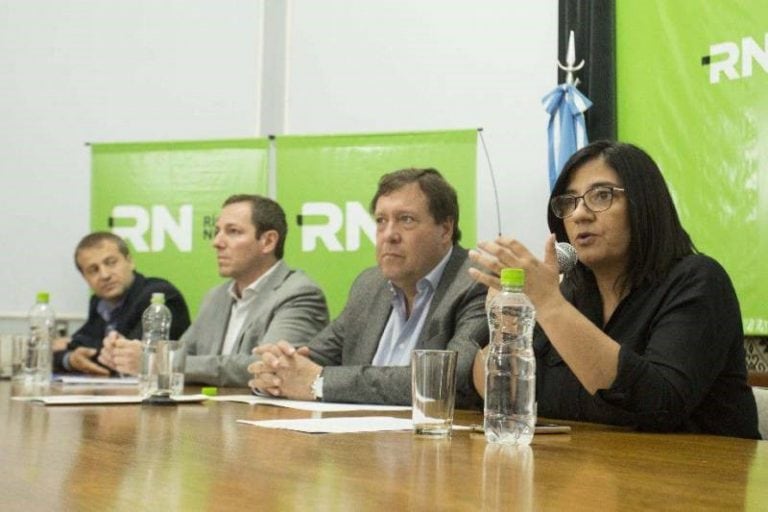 Weretilneck, gobernador de la provincia junto a autoridades de Unicef (web).