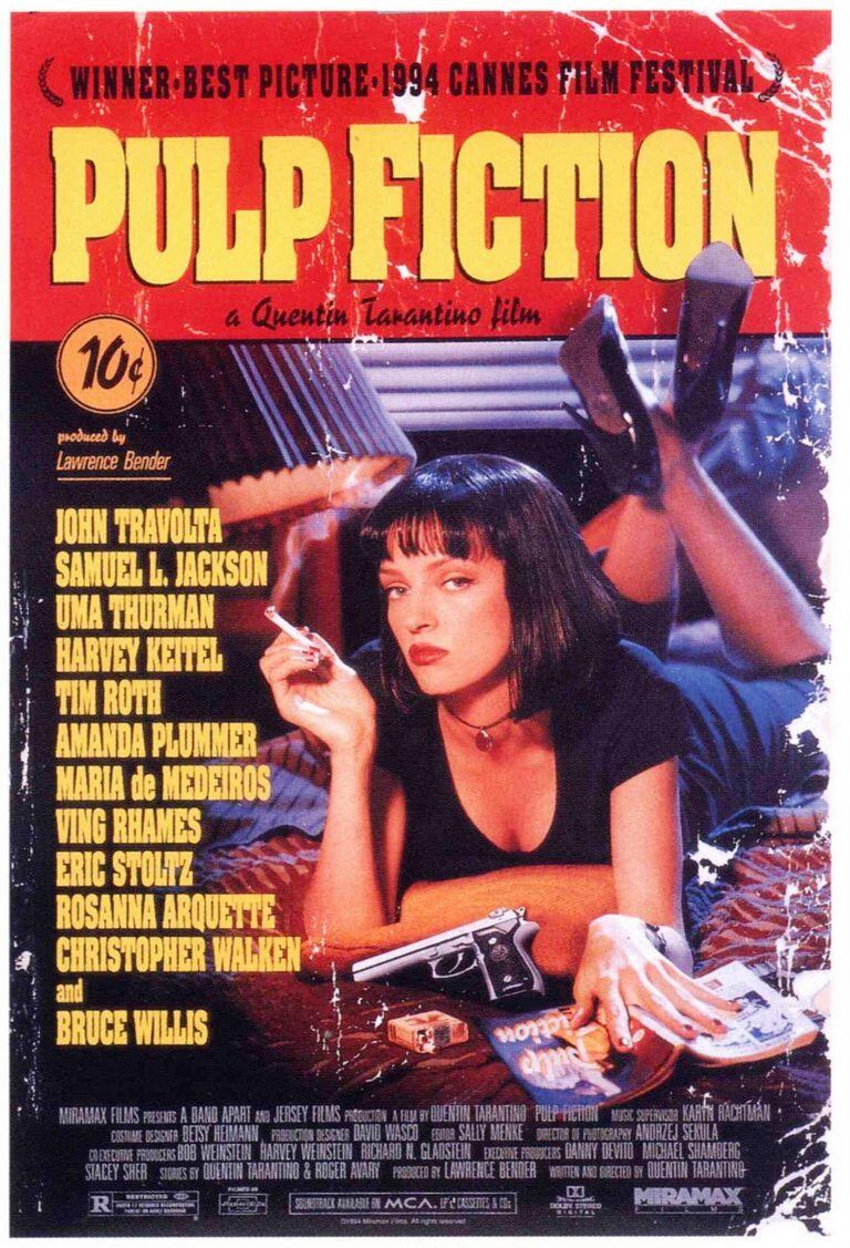 Afiche original Pulp Fiction - 1994