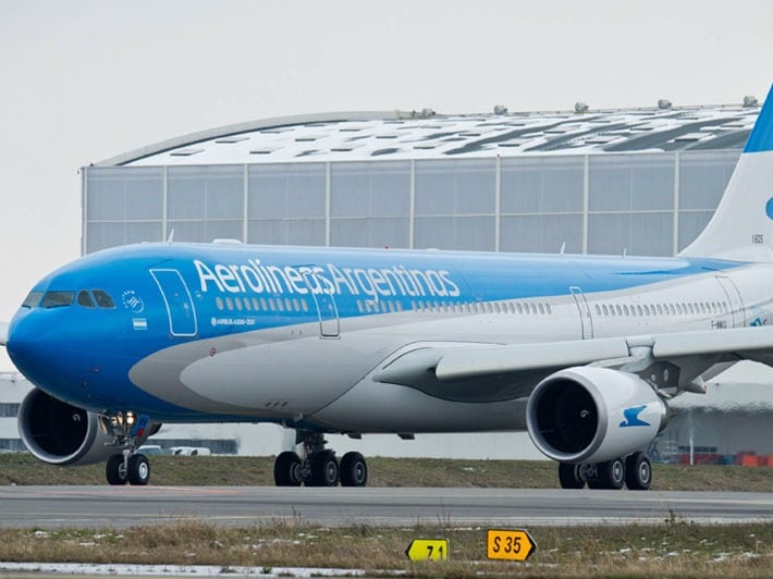 Aerolíneas Argentinas.