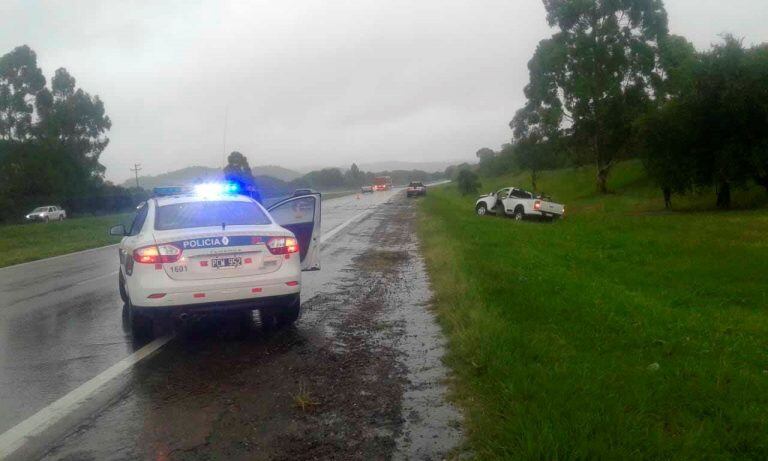 Accidente en Ruta Nacional N° 9. (Prensa Policía de Salta)