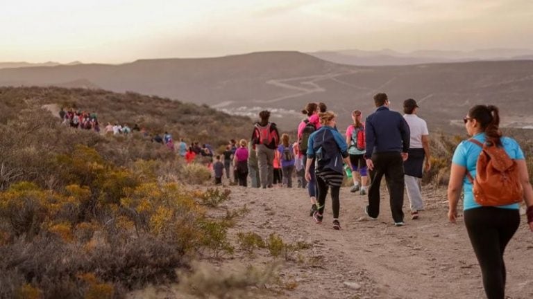 Trekking de lal una en rada Tilly