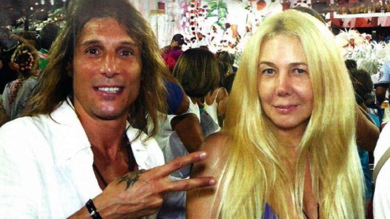 Viejos tiempos: Mariana Nannis junto a Claudio Paul Caniggia (Foto: Archivo)