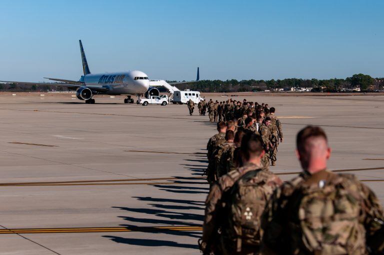 Tropas estadounidenses partes hacia Medio Oriente. (Foto:Timothy L. Hale/ZUMA Wire/DPA)