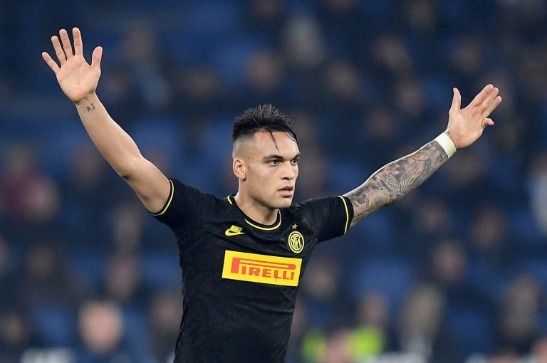 Lautaro Martínez es una de las figuras del Inter. (REUTERS)