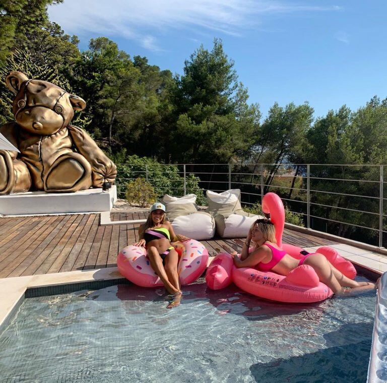 Vacaciones de Wanda Nara y Mauro Icardi en Ibiza (Foto: Instagram)