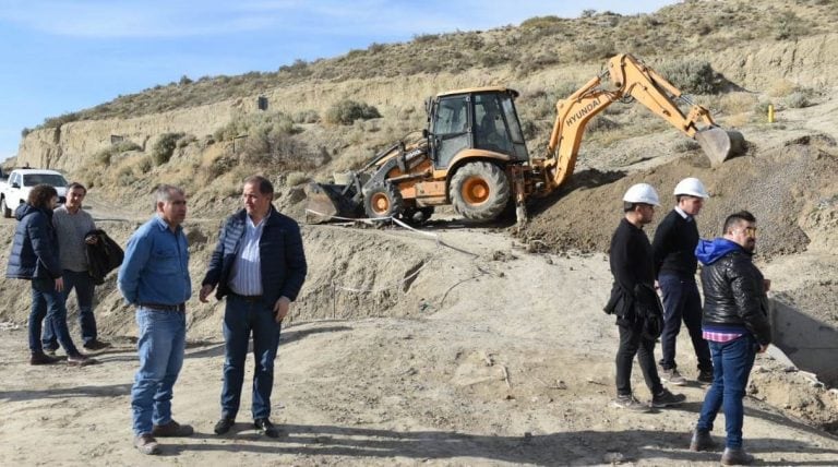 La obra avanza en el barrio Malvinas.