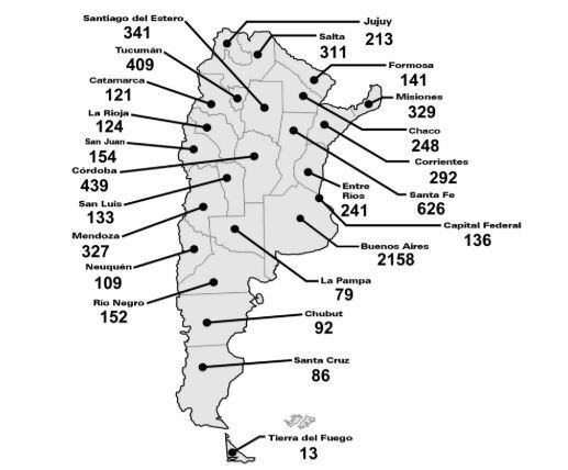 En el país, en 2018 murieron 7274 personas en accidentes de tránsito.