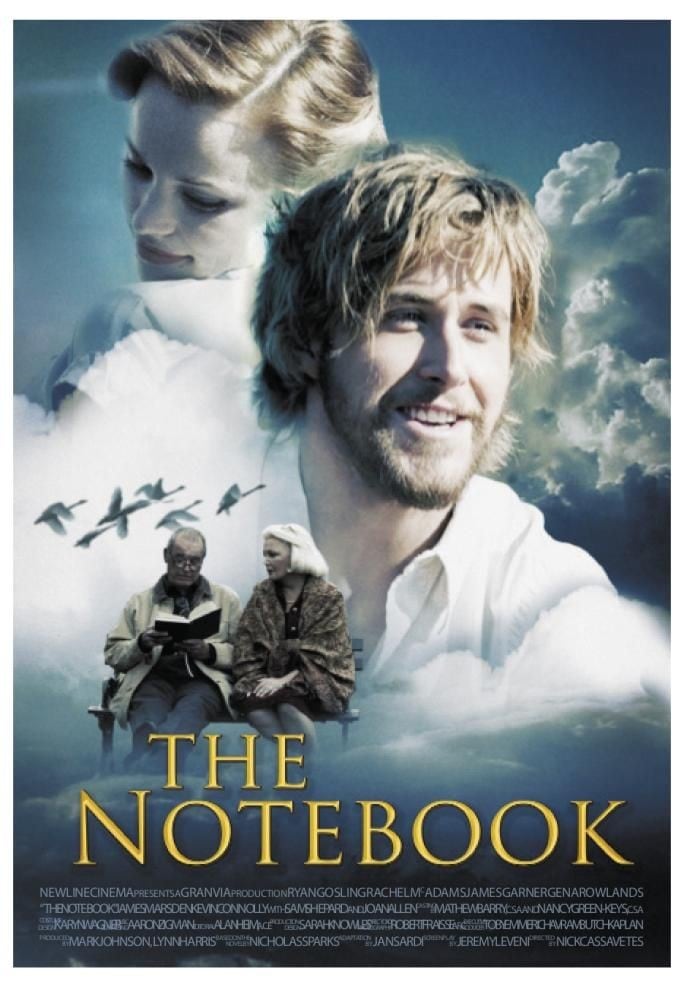 "The Notebook" una de las películas románticas más aclamadas del cine (Foto: WEB)