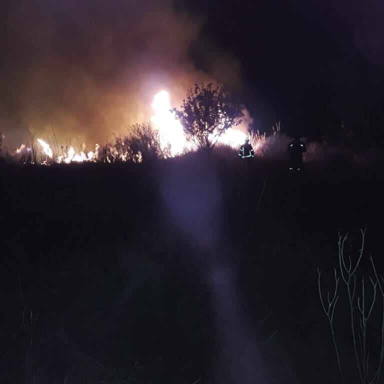 Incendio forestal Villa del Rosario