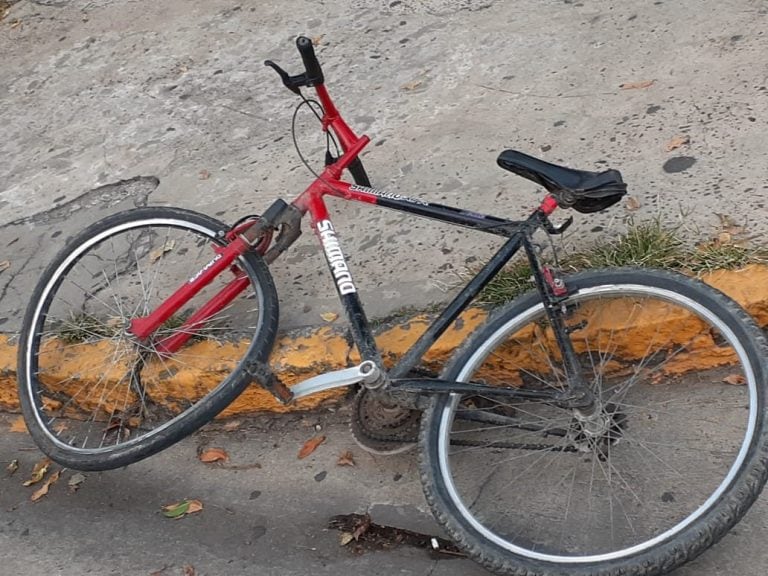 Accidente en calle Bavio y Libertad