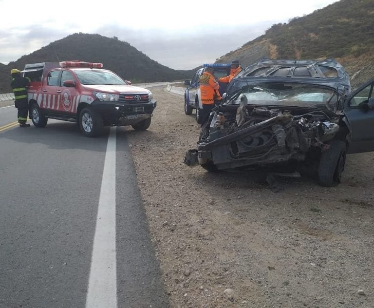 Un accidente vehicular en la Ruta 34 kilómetro 101.