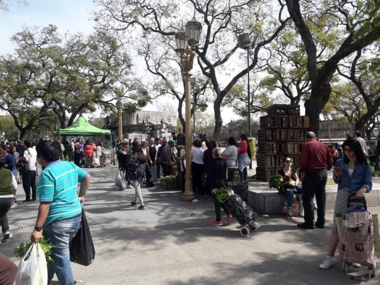 Feriazo en Plaza Once