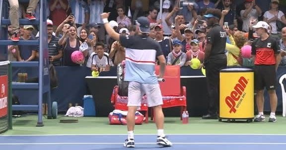 Diego Schwartzman está en segunda ronda del Masters 1000 de Toronto.