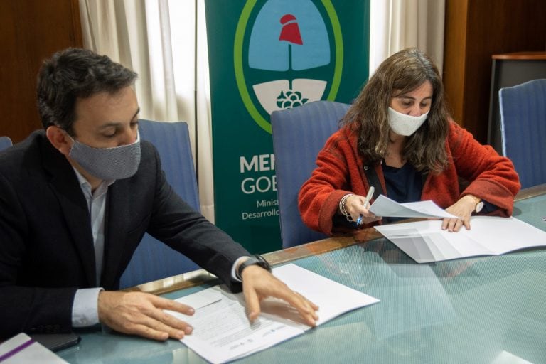 Tadeo García Salazar y Ana María Nadal. Foto: Prensa Mendoza.