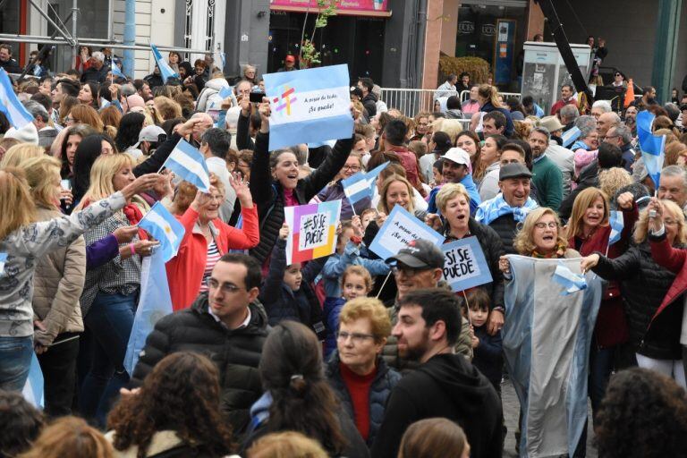 Mauricio Macri en Rafaela (Mario Liotta / Todo un palo)