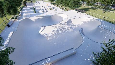 El render del proyecto del nuevo Skate Park.