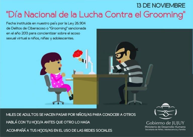 Cada 13 de noviembre se observa en el país el día de la lucha contra el grooming o ciberacoso.