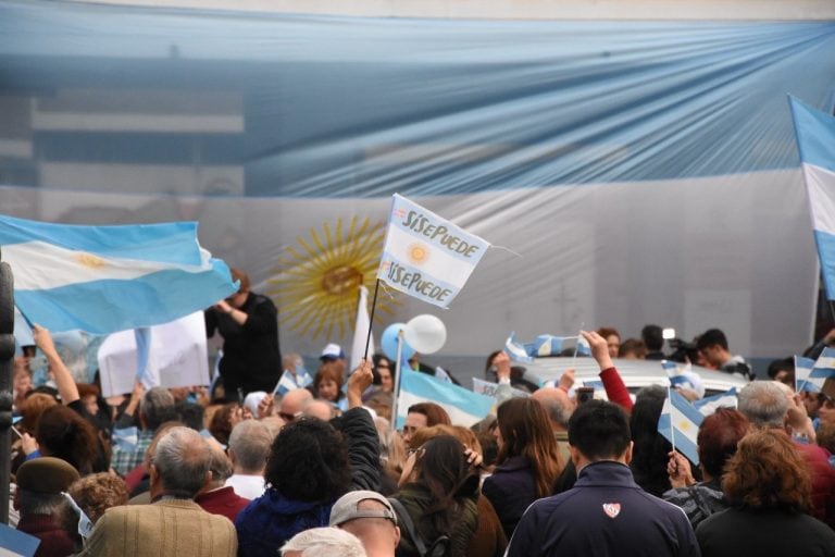 Mauricio Macri en Rafaela (Mario Liotta / Todo un palo)