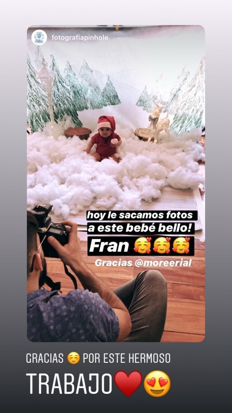 Con una tierna foto, More Rial confirmó que su bebé ya está esperando la Navidad