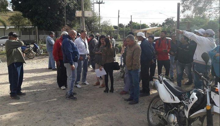 Asamblea en el Canchón Municipal de Campo Santo. (Web)