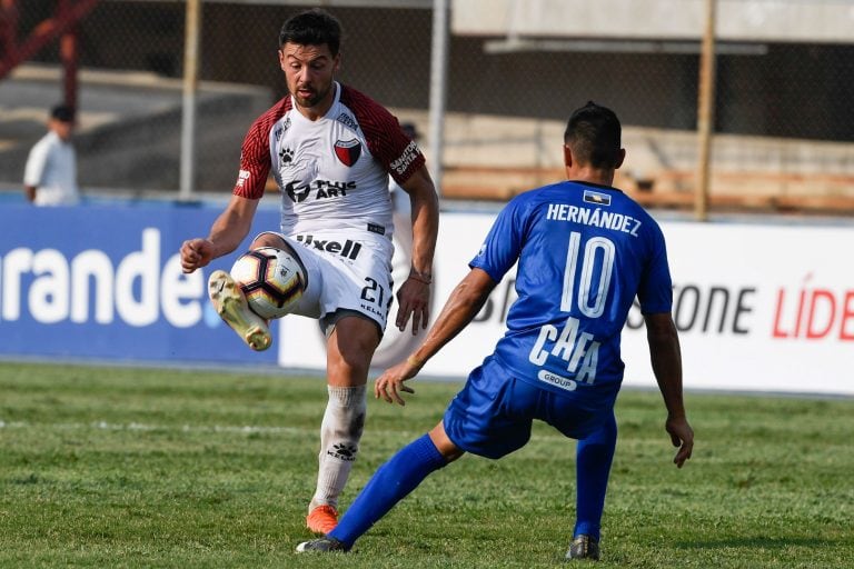 Colón cayó 1 a 0 ante el Zulia por la Copa Sudamericana. (Photo by FEDERICO PARRA / AFP)