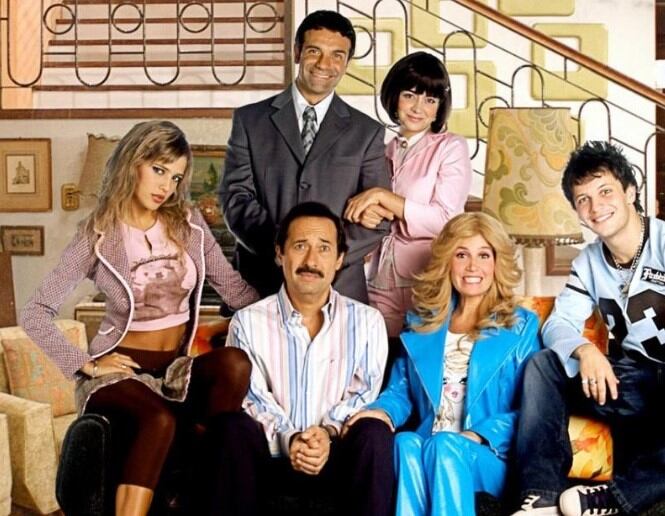 El elenco original de "Casados con hijos", hace más de diez años. (Web)