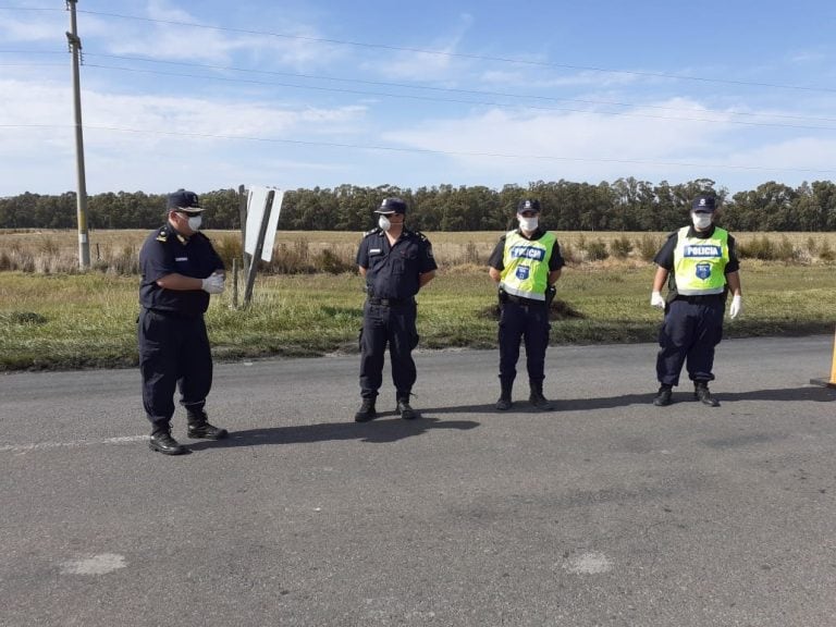 controles de cuarentena en Tres Arroyos