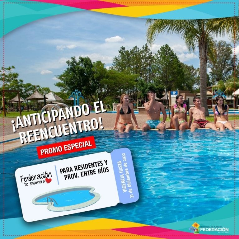 Federación vende entradas anticipadas para el complejo termal y el parque acuático.