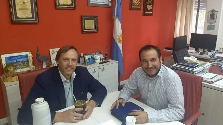 Daniel Lafarina con el Ingeniero Marcelo Conrrero