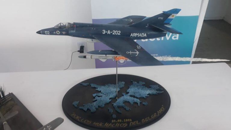 Expo maquetas - Diorama avión Super Etendard