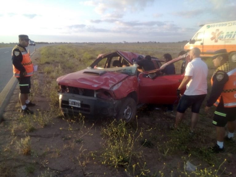 Accidente de tránsito en Ruta N°9 Norte (Policía)