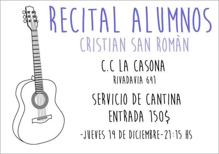 Recital en La Casona