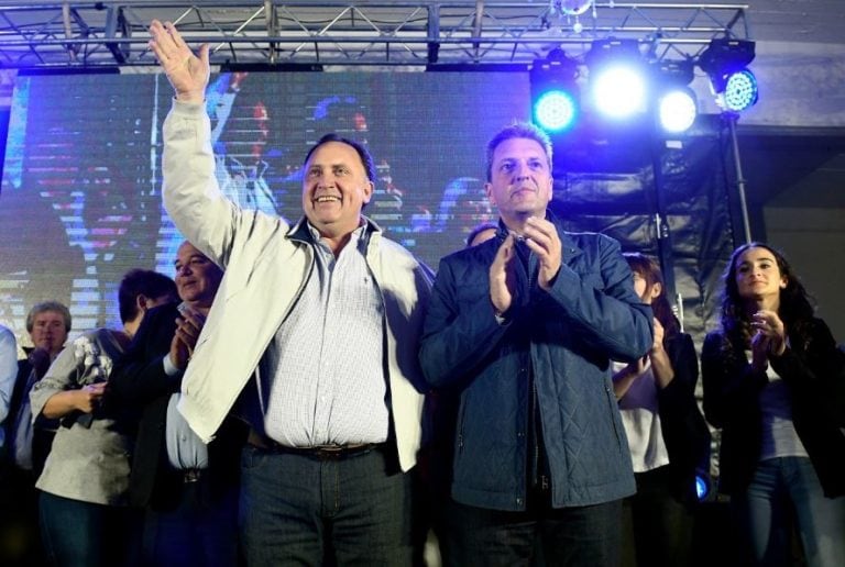 Sergio Massa participó de un acto en General Las Heras. (Prensa Frente de Todos)