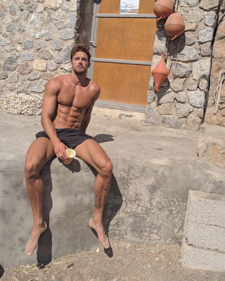 Christian Hogue, el novio modelo de María del Mar Cuello Molar (Foto: Instagram)