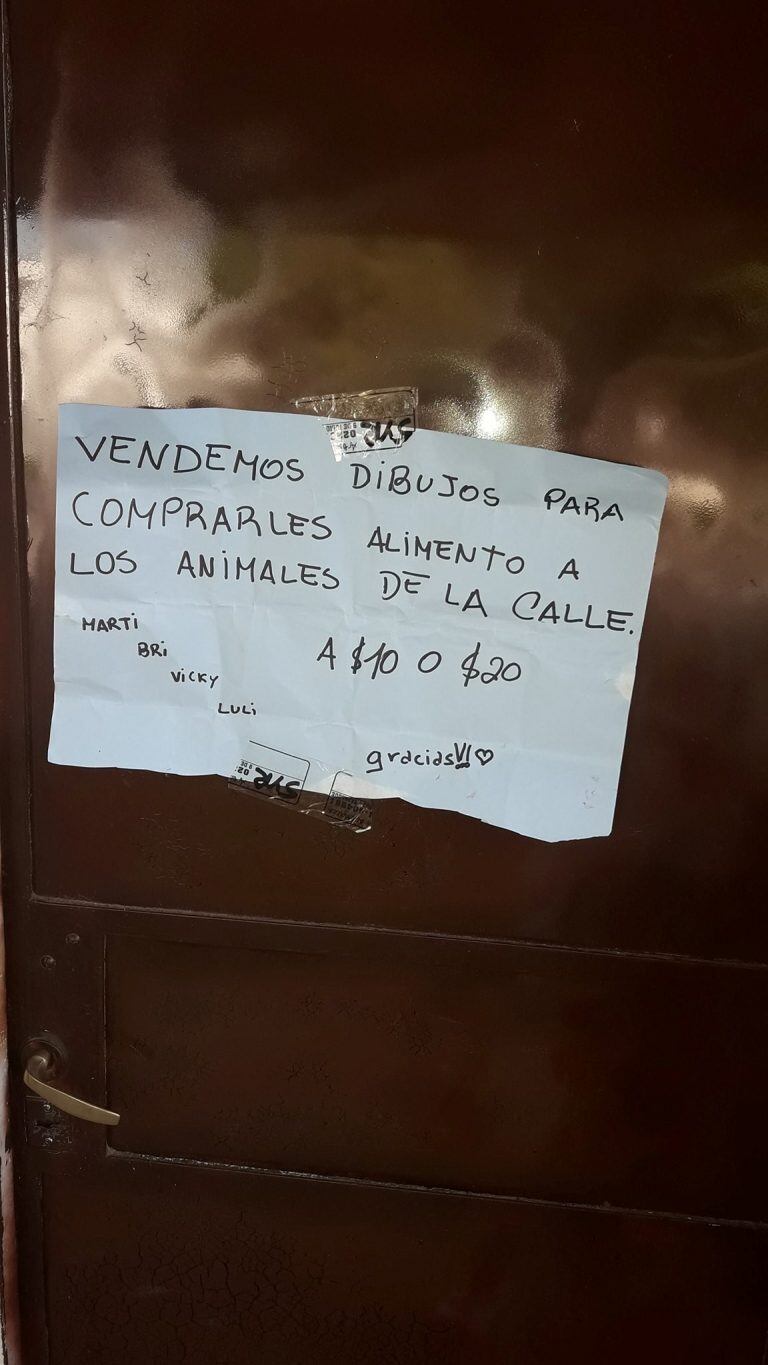 Los dibujos que venden las vecinas y amigas de Tapalqué