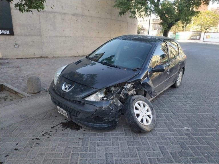 Choque en Plaza España.