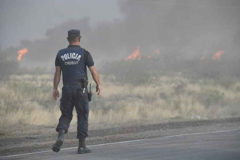 Incendio en El Doradillo.