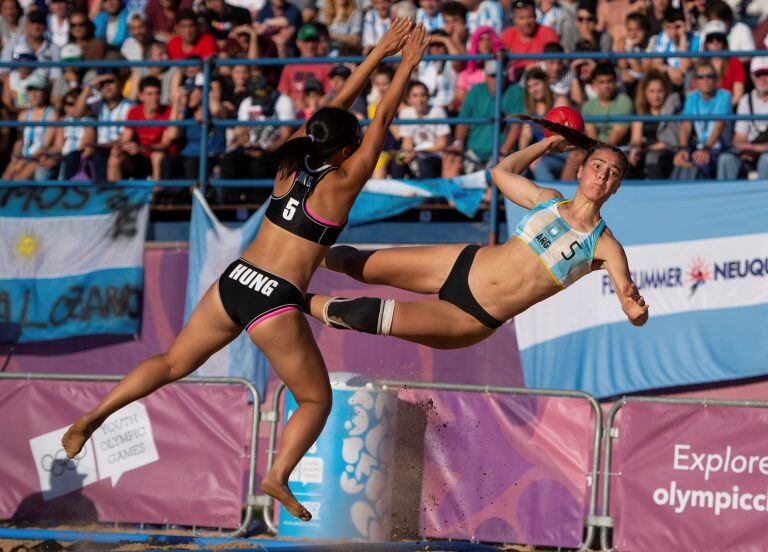 La Selección Femenina de Beach Handball. (AP)