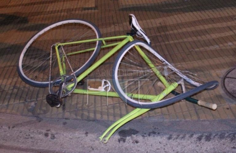 La bicicleta siniestrada (gentileza LV16).