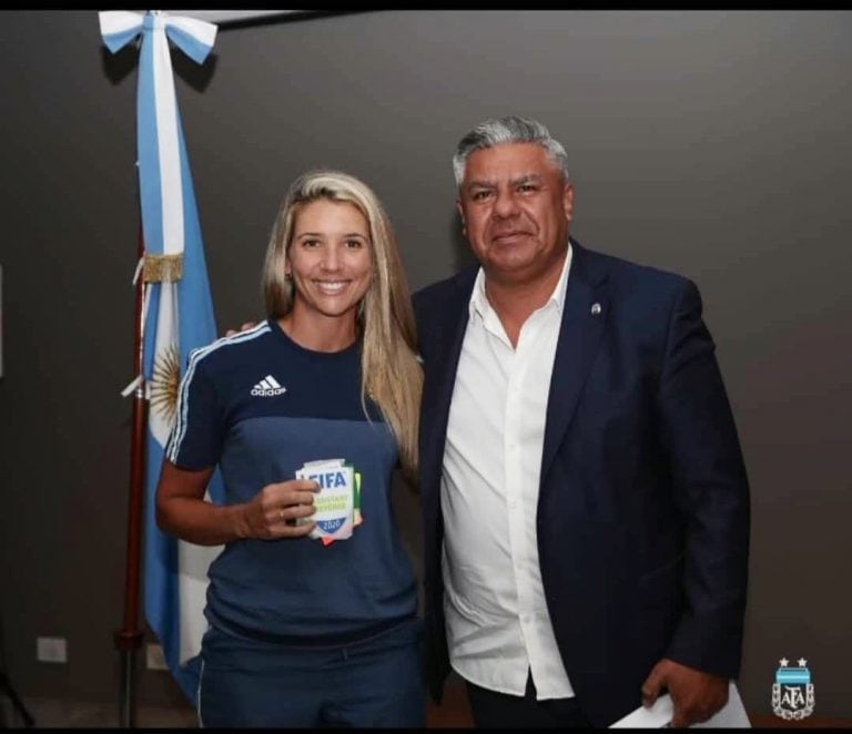 Gisela Trucco recibió su acreditación como internacional a finales de 2019