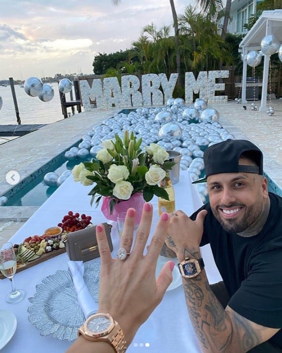 La foto que compartió la novia de Nicky Jam en sus redes.