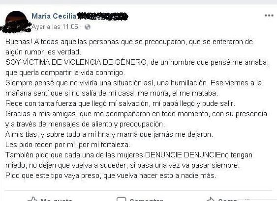 Una mujer denunció a su pareja, un cabo de la Policía de Corrientes, por violencia de género